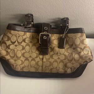 Vintage Y2K Coach Brown shoulder Bag